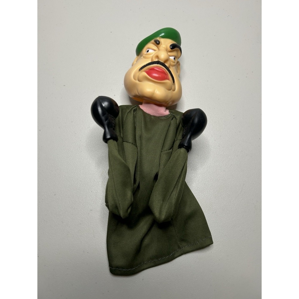 Vintage Saddam Hussein Hand Puppet Punching Bubble Head Collectible Toy